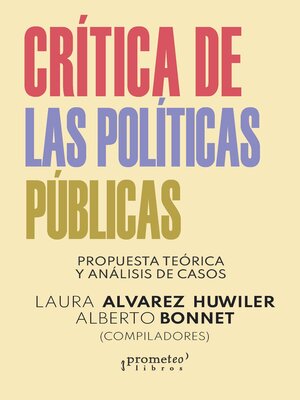 cover image of Crítica de las políticas públicas